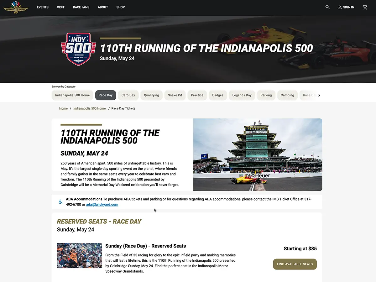 Indianapolis Motor Speedway project thumbnail