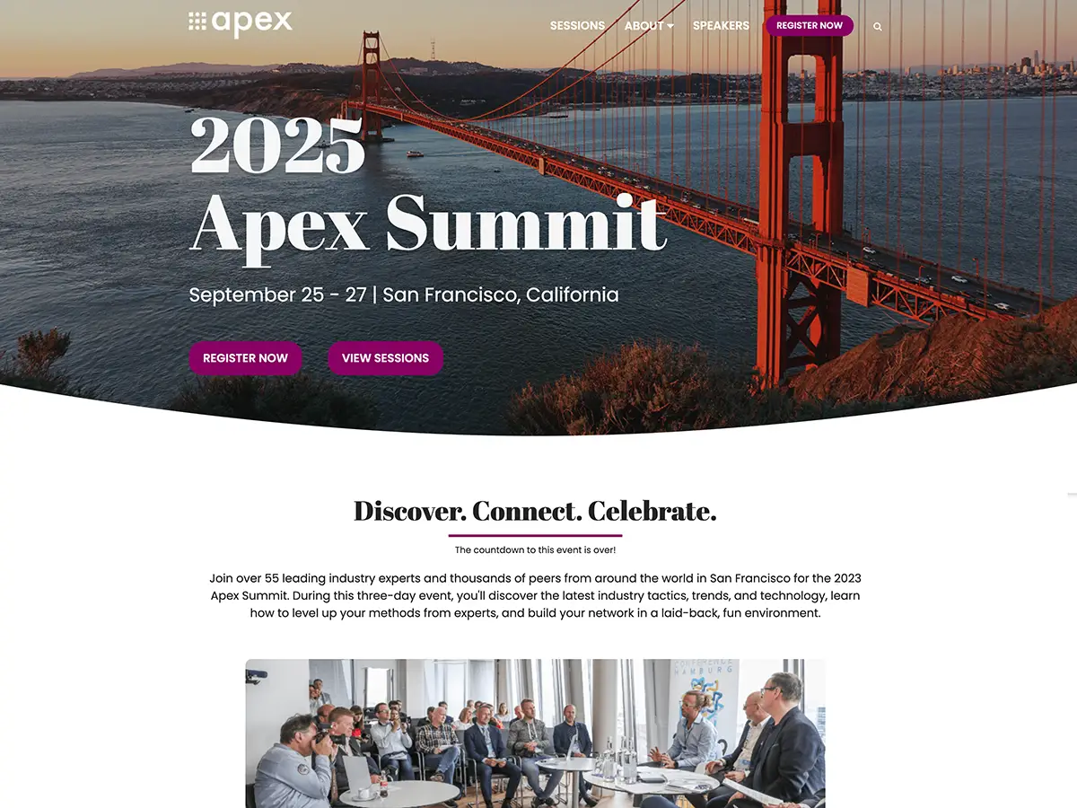 Desktop and mobile preview of the Apex Marketplace Theme project